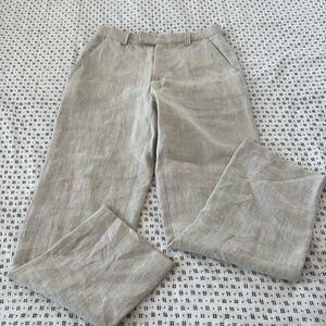 Agnes B 100% linen trousers